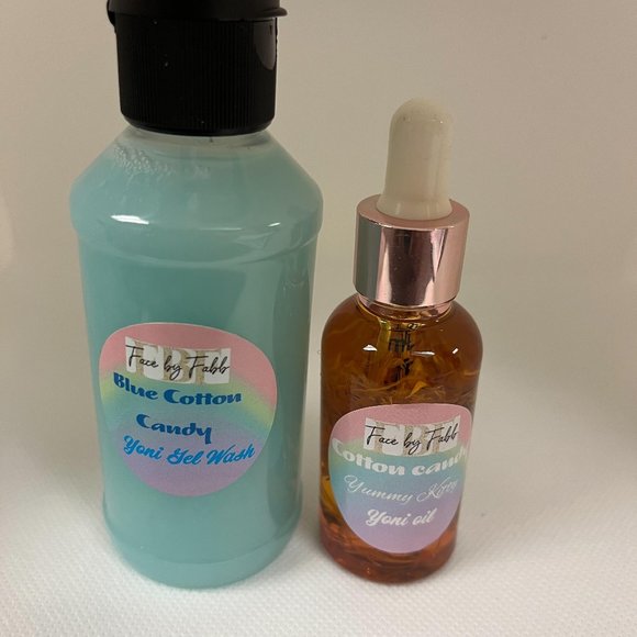 BLUE COTTON CANDY YONI WASH & COTTON CANDY OIL COMBO - Picture 1 of 2